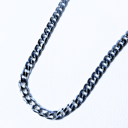 2 Blod Silver Chain Combo For Boys